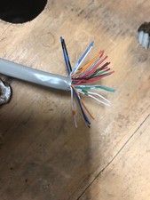 50' Prestolite 12 Pair 24 AWG Grey Telephone Wire