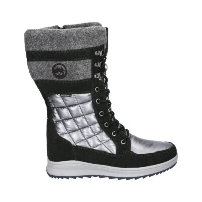 LICO SIGNE Winterstiefel Schneeboot Boot Stiefel wasserdicht grau-silber 710238