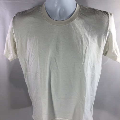 Vintage Jockey Brand Plain Blank White 