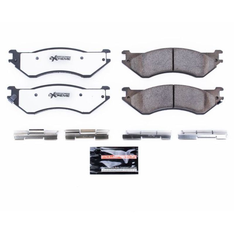 Power Stop Fits 01-08 Dodge Ram 2500 Rear Z36 Truck & Tow Brake Pads w/Hardware