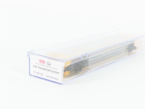 N Scale Micro-Trains MTL 11100112 TTGX CSX 89' Closed Auto Rack Car #902071 - Picture 7 of 8