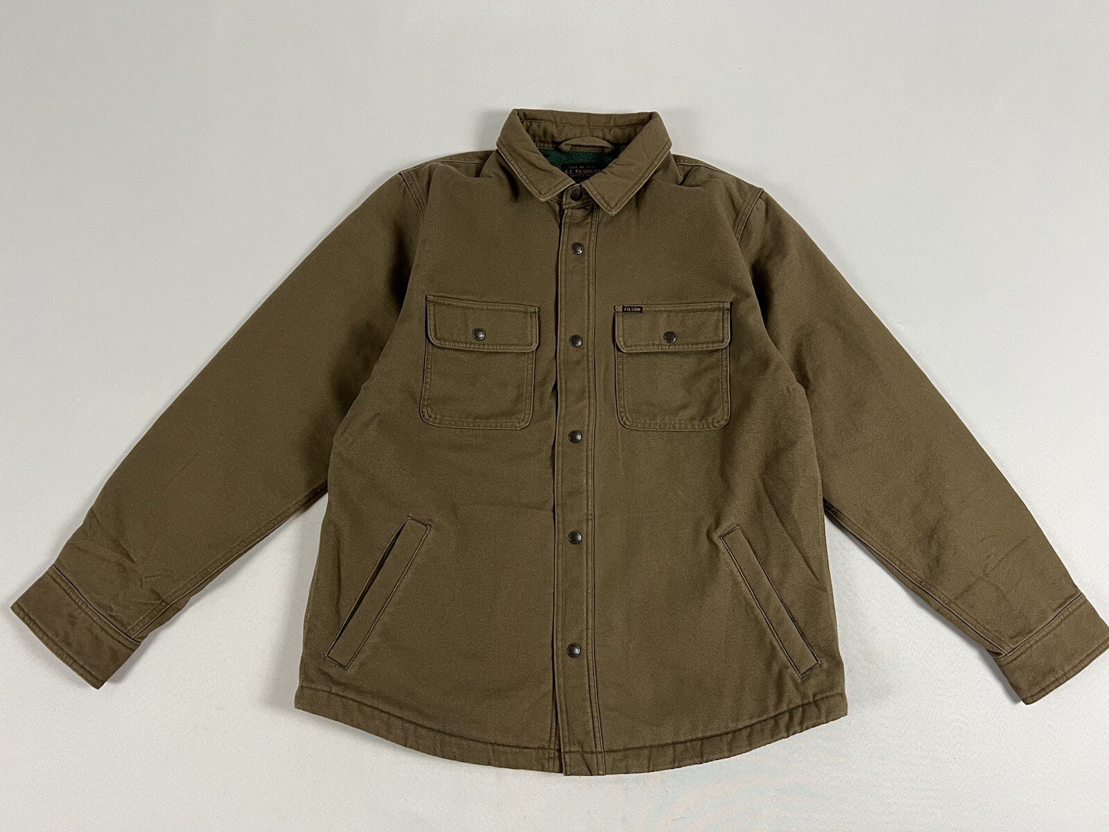 FILSON FLEECE LINED JAC-SHIRT KANGAROO M NWT SOLD OUT