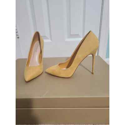 Shoedazzle Pumps NWB Heels Yellow Sunshine Justfab 10 Pointy