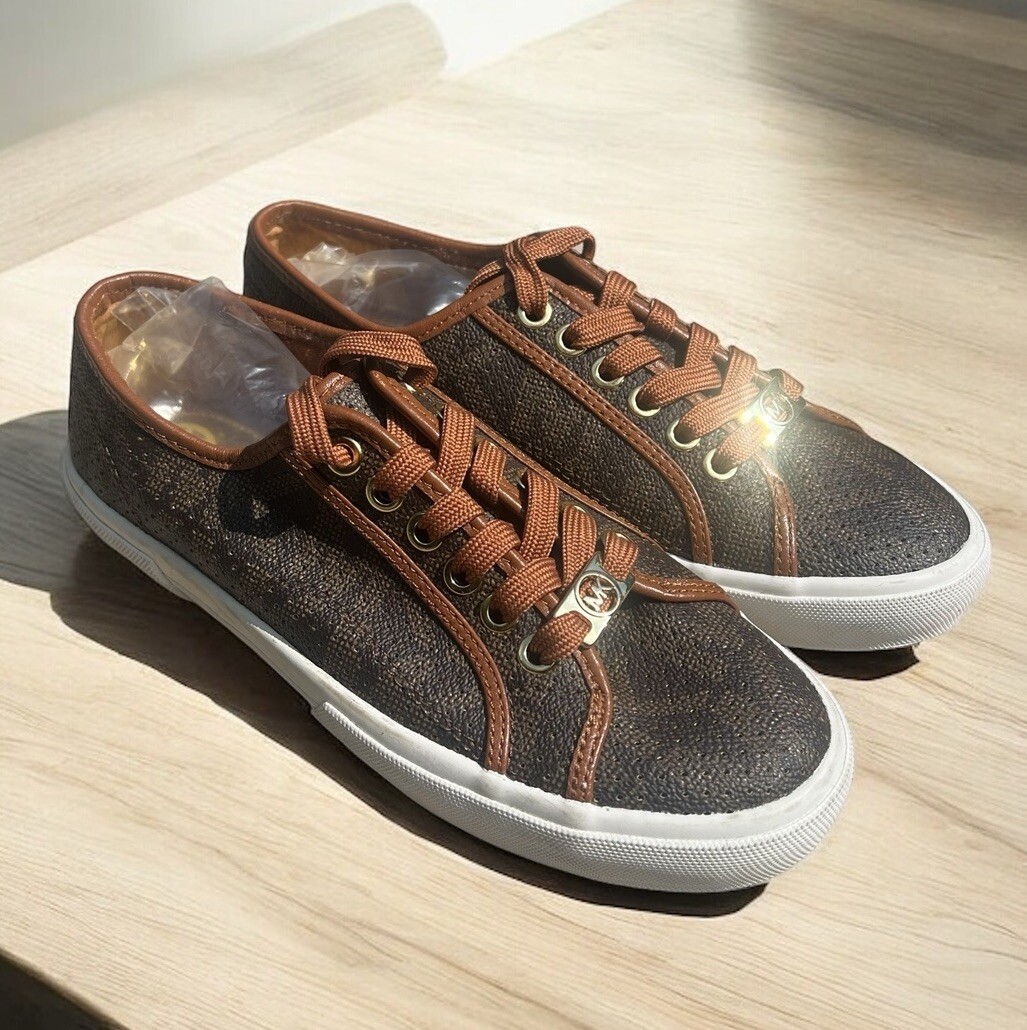Athletic Shoes Michael Kors Sneakers Mens Brown Michael Kors Shoes