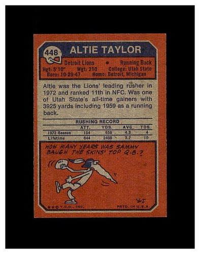 1973 TOPPS FOOTBALL YOU PICK FINISH OR UPGRADE YOUR SET HIGHER GRADE SET BREAK - Picture 279 of 457