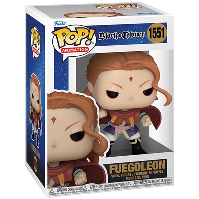 Funko POP #1551 Black Clover Fuegoleon Figure Brand New and In Stock