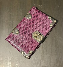 Scaled Leather Notebook Cover