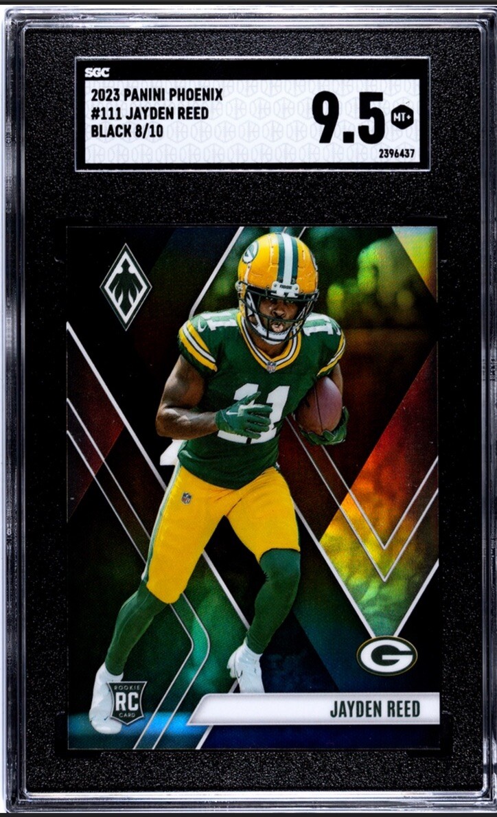 2023 Panini Phoenix #111 Jayden Reed Black /10