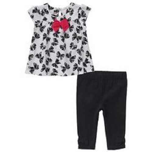 Koala Baby Black & White Bow Print Túnica Top & Leggings Outfit Girl 24 Meses 2T - Imagen 1 de 1
