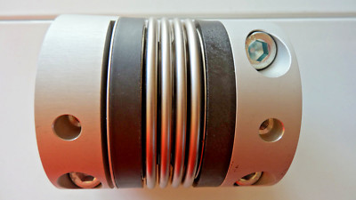 Wellenkupplung (19)  Ringfeder Metallbalgkupplung AKD 80  42/25mm Alu 
