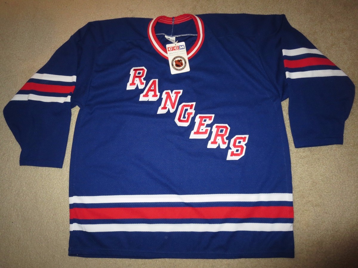 New York Rangers CCM Maska Air Knit Hockey NHL Jersey XL NEW  