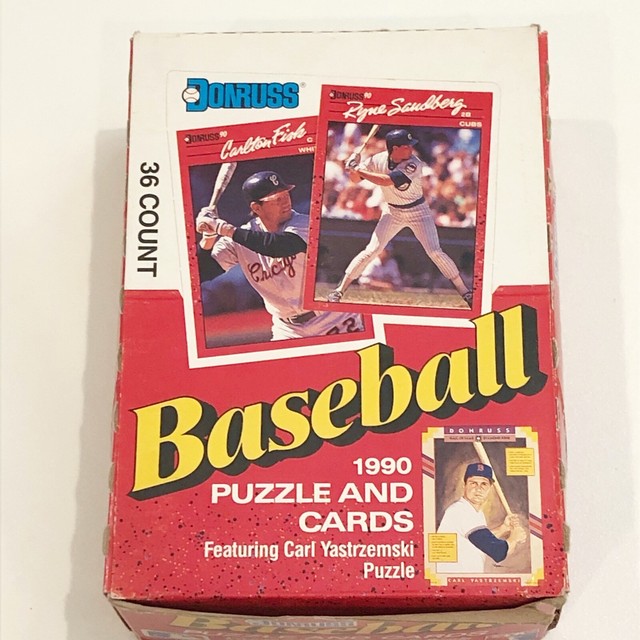 CARL YASTRZEMSKI DIAMOND KING PUZZLE PIECES 34,35,36 DONRUSS 90