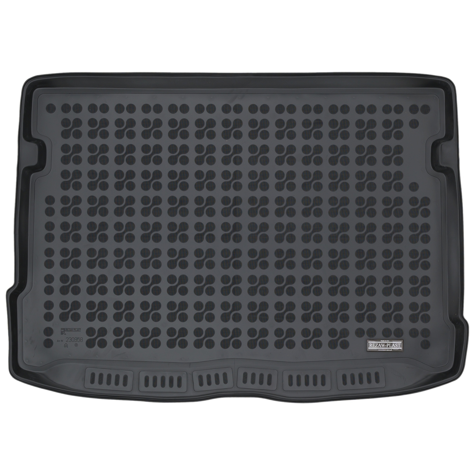 Tapis de coffre Mercedes GLA H247 Rezaw-Plast bac de protection étanche en caoutchouc TPE