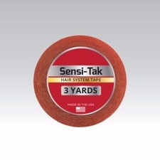 Walker Sensi-Tak Tape Red Tape 3/4" X 3 Yard Roll for Poly Units Wigs Toupee