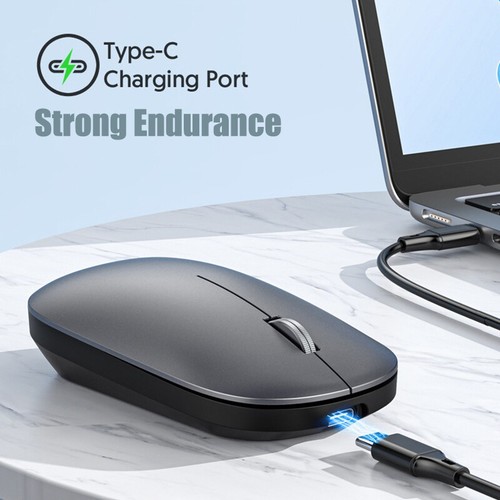 Bluetooth Mouse 2.4G Wireless Mouse Silent Mouse Ergonomic Gaming Office Mice*Q - Photo 12/19