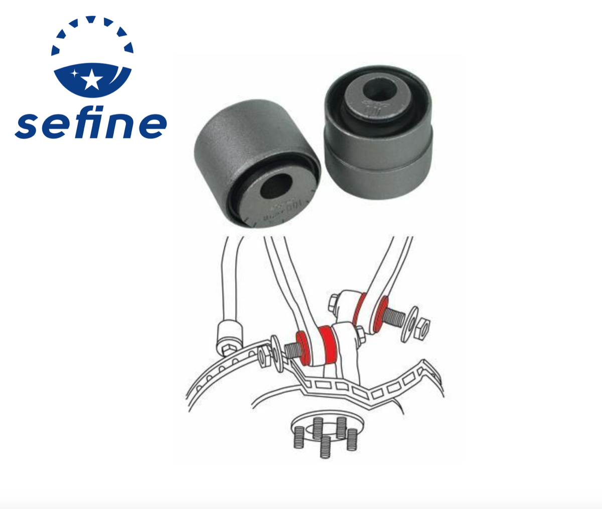 SPC Rear Camber Bushing Kit part For Chrysler and Dodge models