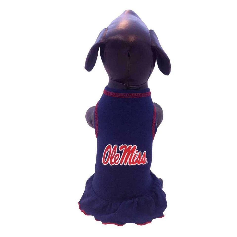 ALL STAR DOGS OLE MISS REBELS DOG DRESS(all sizes)