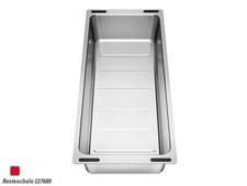 Blanco 227 689 Resteschale Siebschale Edelstahl Zubehör Spüle Spülbecken Küche 