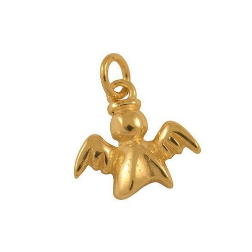 9ct Gold Small Angel Charm | eBay