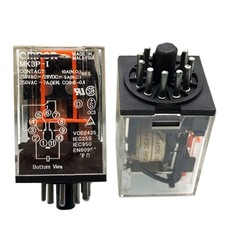 2Pcs MK3P-I 24VDC Electromagnetic Relay 11Pins 10A 250VAC sumaik11