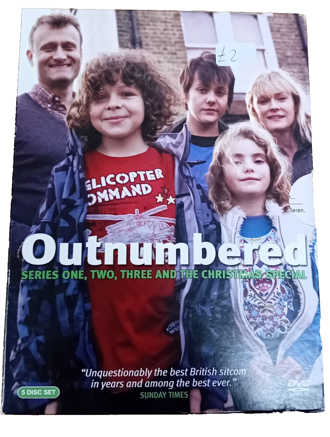 Outnumbered Series, One, Two and Three, plus the Christmas Special