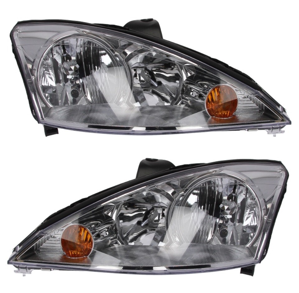 Phare avant gauche et droit pour Ford Focus 2001-2004 optique electrique H1 H7
