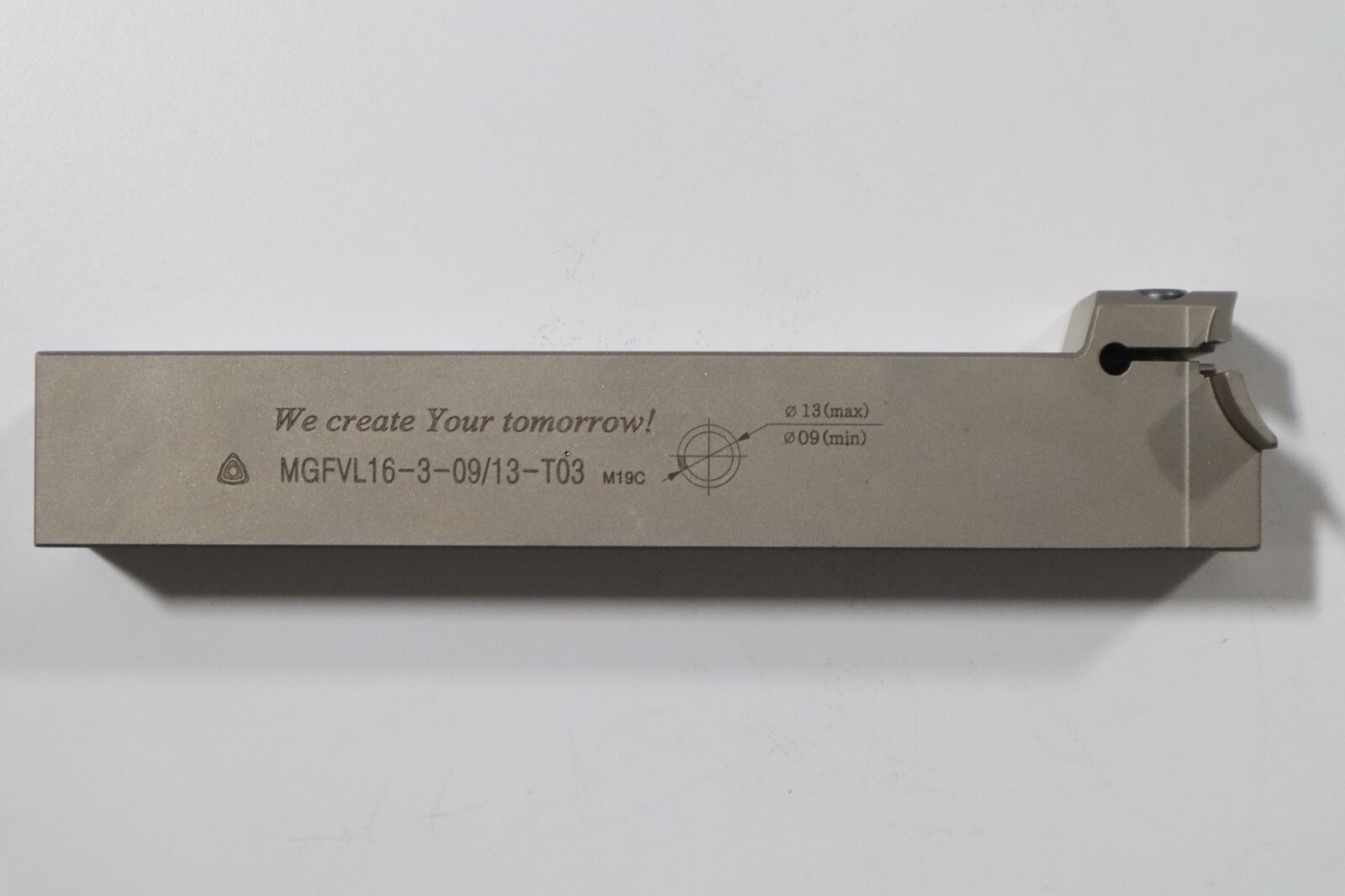 KORLOY MGFVL 16309/13T03, 1" LEFT HAND FACE GROOVING TOOL HOLDER 1