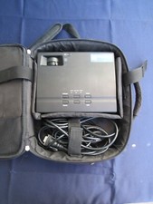 lightly Used Boxlight DLP Projector   with cables, power cord, carrying case