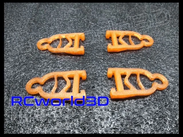 QUADCOPTER LANDING FEET SET 3D PRINTED STRONG PLA 250-280-300 FRAMES TRS.ORANGE - Image 4 of 4