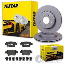 TEXTAR BREMSSCHEIBEN 280mm + BELÄGE HINTEN passend für TOYOTA AVENSIS T25