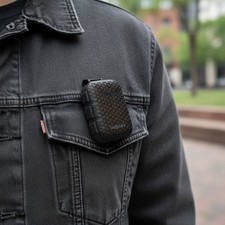 Crisp Sound Wearable Speaker - Bluetooth 5.4, Clip-On with Noise-Canceling Mic