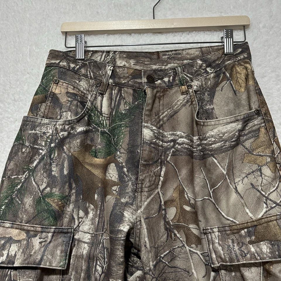 Cabelas Real Tree Men’s REG Camo Hunting Cargo Outdoor Pants Size 30 - Image 4 of 4