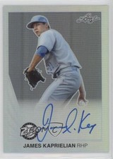2015 Leaf 25th Baseball Metal Silver /88 James Kaprielian #BA-JK1 Auto 0bv3