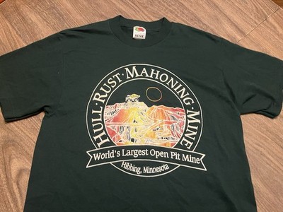 Hull Rust Mahoning Mine Hibbing Minnesota Medium Dark Green T Shirt