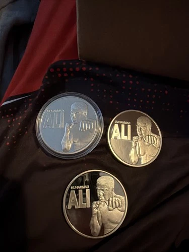 Beautiful Muhammad Ali Coin Set Champion In The World Sportsman The Century