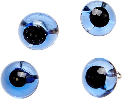 EFCO- Tieraugen ø 6 mm 2 Stücke blau Verkaufseinheit = 1 Beutel