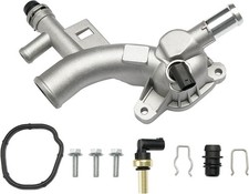 Engine Coolant Thermostat Housing Water Outlet Compatible with 2011-2016 Cruze,