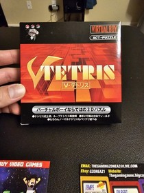 Nintendo Virtual Boy V-TETRIS 1995 Japanese Edition NTSC-J - CIB