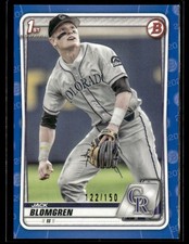 2020 Bowman Draft Blue 1st Jack Blomgren /150 Rockies #BD-162