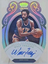 2022-23 Panini Crown Royale WALT FRAZIER Holo Royal Signatures #RS-WFZ #'d /49