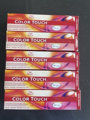 NIB SET OF 5 WELLA COLOR  TOUCH HAIR COLOR  4/5, 4/57