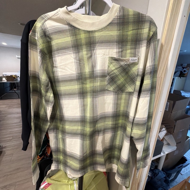 The Hundreds Structure L/S Shirt Plaid. NWT. MEDIUM. 