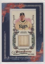 2011 Topps Allen & Ginter's Framed Mini Relics Evan Longoria (Bat) #AGR-EL s3g