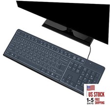 2 Pack Universal Anti-Dust Keyboard Cover Skin for 107/104 Keys Standard