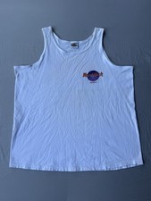 Vintage Hard Rock Cafe Boston White Tank Top Men&rsquo;s XL Made In USA