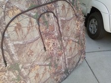 Ameristep Hunting Ground Blind Doghouse Fire Retardant 3D Edge Real Tree