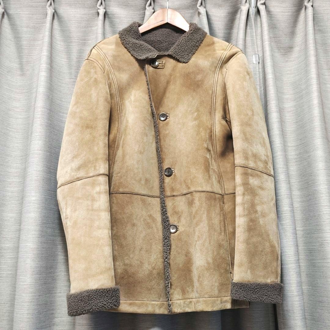 Theory Highest Grade Shearling Jacket M Camel - image 3