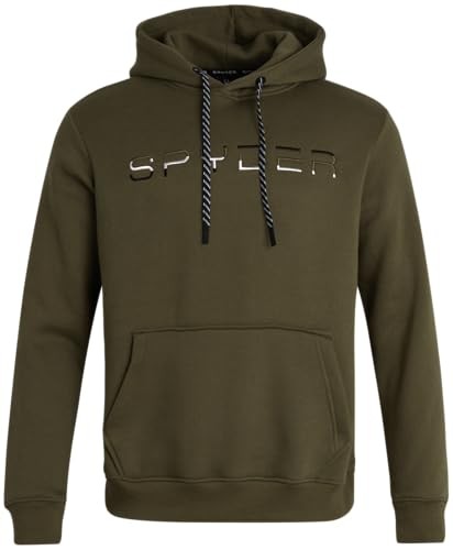 SPYDER MENS ACTIVE HOODIE ТОЛСТОВКА СПОРТИВНАЯ ФЛИСОВАЯ МУЖСКАЯ M SAGE 9490₽