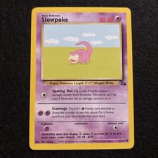 slowpoke pokemon card value Slowpoke 55/62 Fossil Regular for sale online