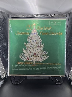 George Greeley 22 Best Loved Christmas Piano Concertos LP 1959 Warner Bros EX